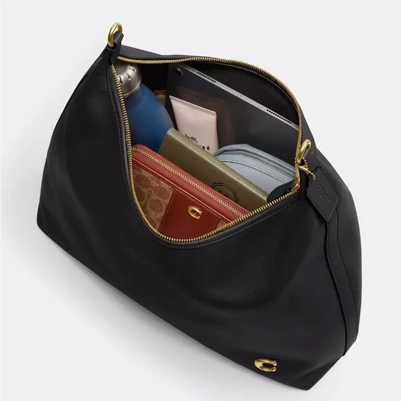 Coach Black Juliet Shoulder Bag 38 - Picture 4 of 7